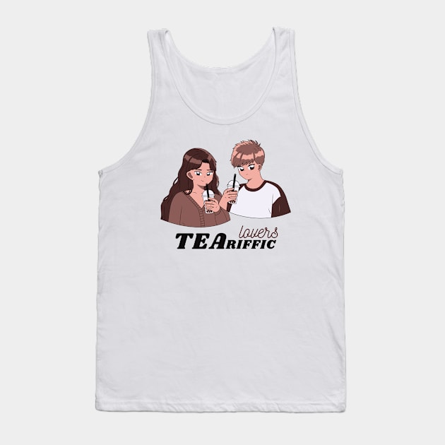 Teariffic lovers Tank Top by Moipa